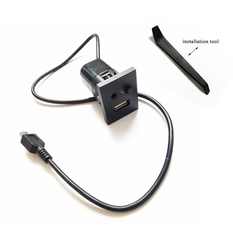 Для Ford Focus II MK2 CD-плеера 2009-2011 Автомобильные аксессуары мини-usb кабель адаптер USB 2,0 Слот интерфейс штепсельная кнопка