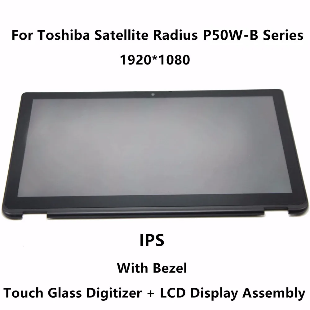NEW Toshiba Satellite P55W-C5316 Bezel+Touch glass Digitizer 15.6/"