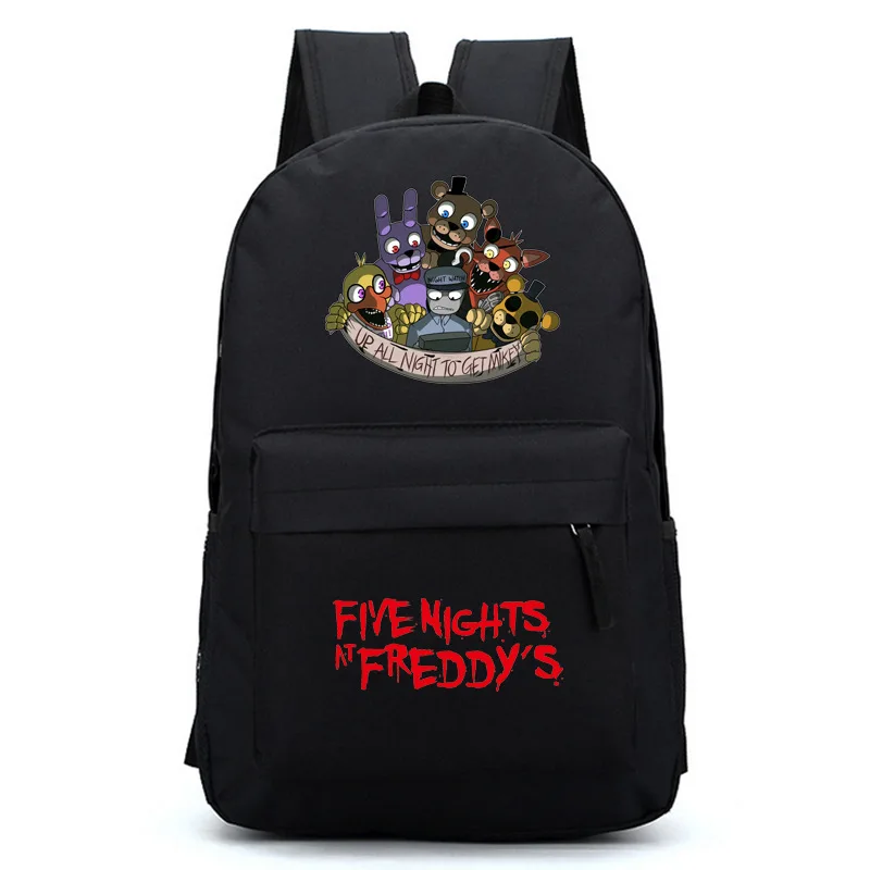 Пять ночей у Фредди сумки Чика Фокси Бонни FNAF мультфильм Рюкзак Студенческие