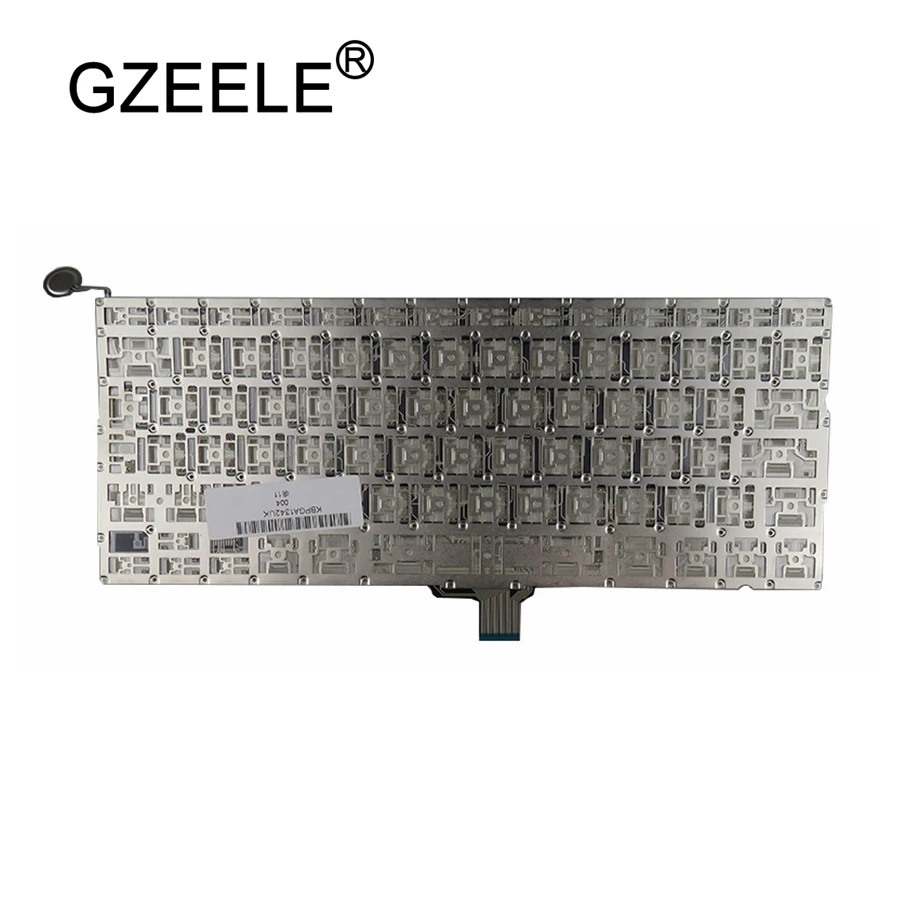 GZEELE, новинка, для Apple, для Macbook 1", A1342, английская клавиатура laotop, белая, Великобритания 2009, 2010, MC207, MC516, QWERTY, стандарт, дюймовый, Unibody
