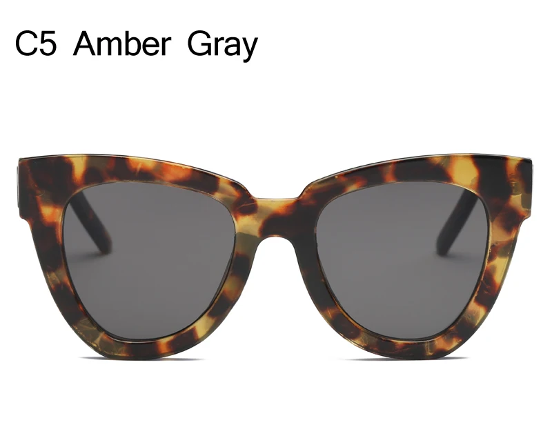 Fashion Cat eye Sunglasses Women Luxury Brand Designer Vintage Sun glasses Female Glasses For Women Gafas  de sol uv400 big round sunglasses