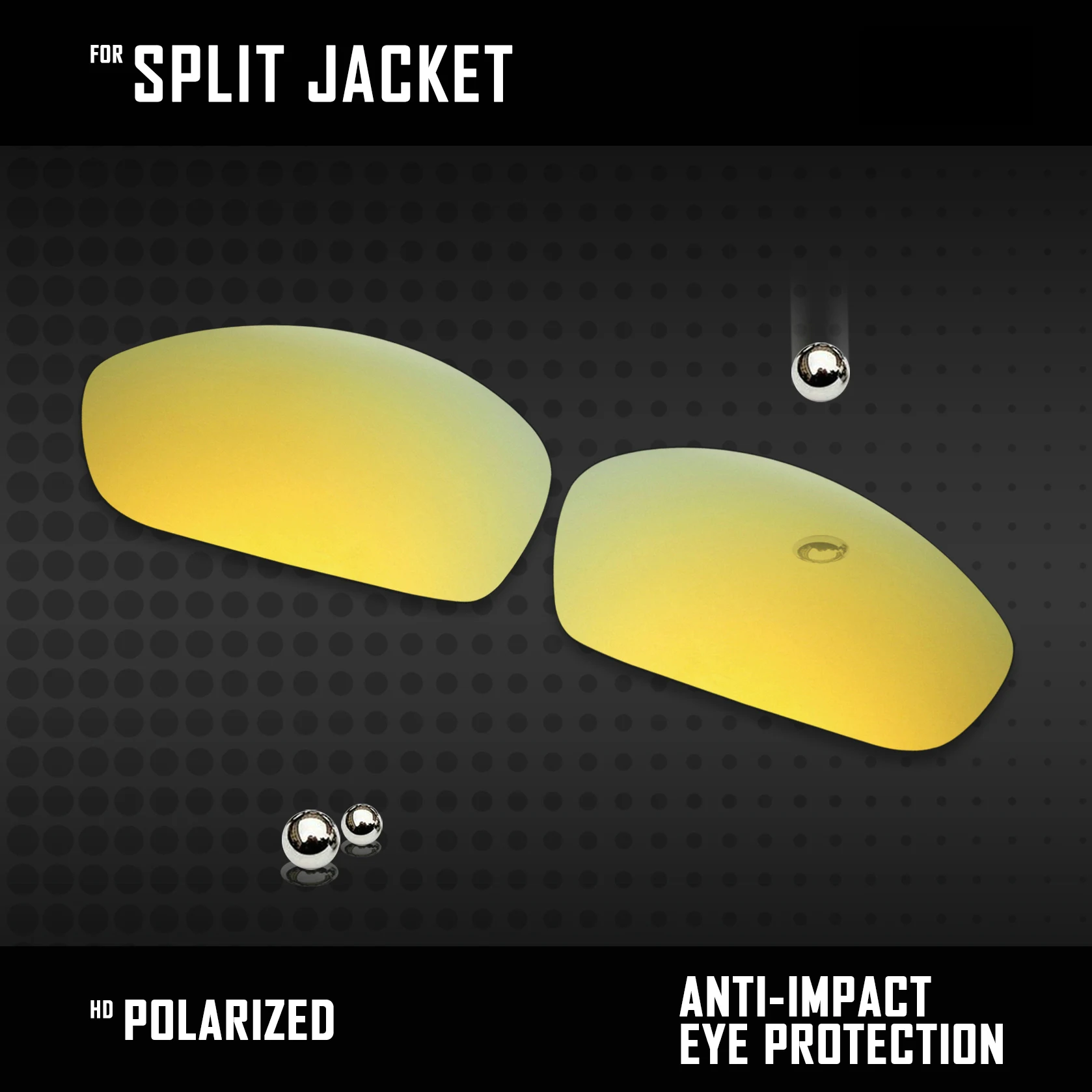 OOWLIT Lenses Replacements For Oakley Split Jacket OO9099 Sunglasses Polarized-Multi Colors