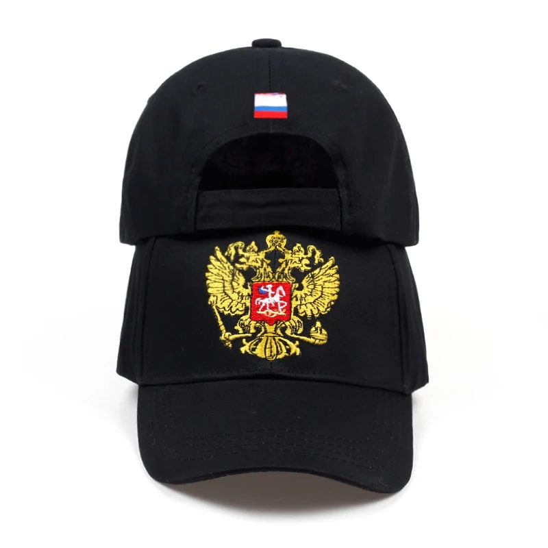 2018 горячая распродажа высокое качество Russica Государственный герб золотой вышивкой бейсболка высокое качество хлопка регулируемый snapback hat