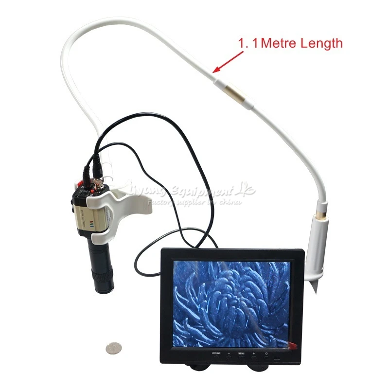

New LY Python CCD system with 8 inch monitor memorable alloy with lengthen stick for BGA CNC SMT Desktop working 110cm length