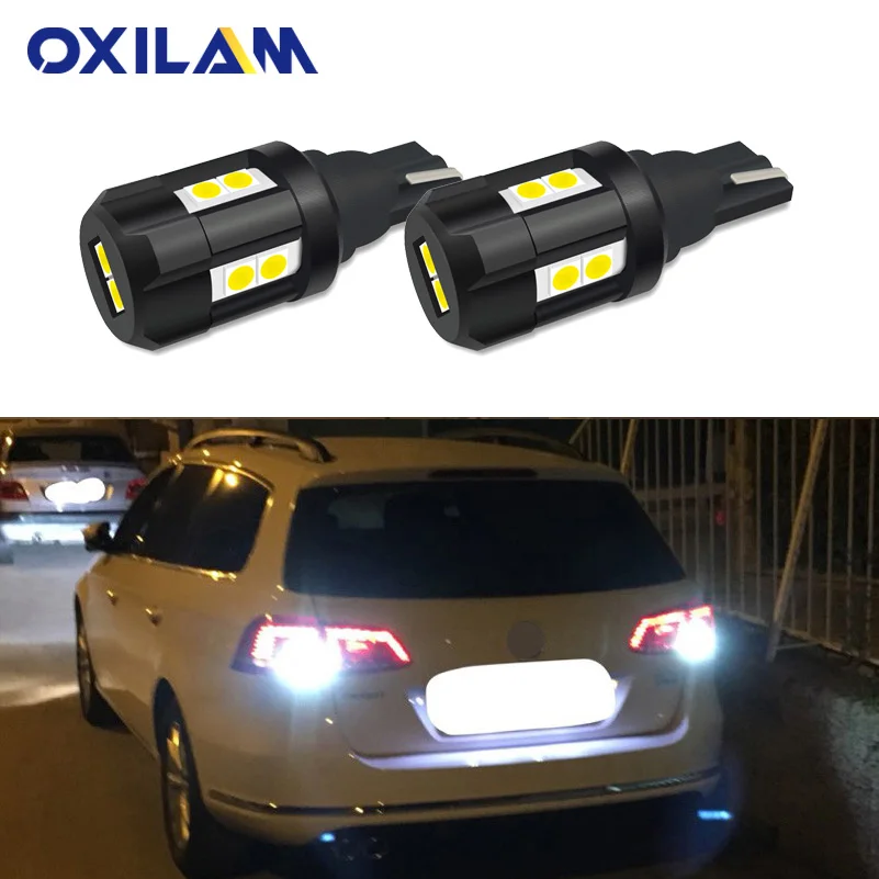 Светодиодный фонарь заднего хода 2x W16W для Volkswagen VW CC GTI Passat B7 автомобильная лампа 912