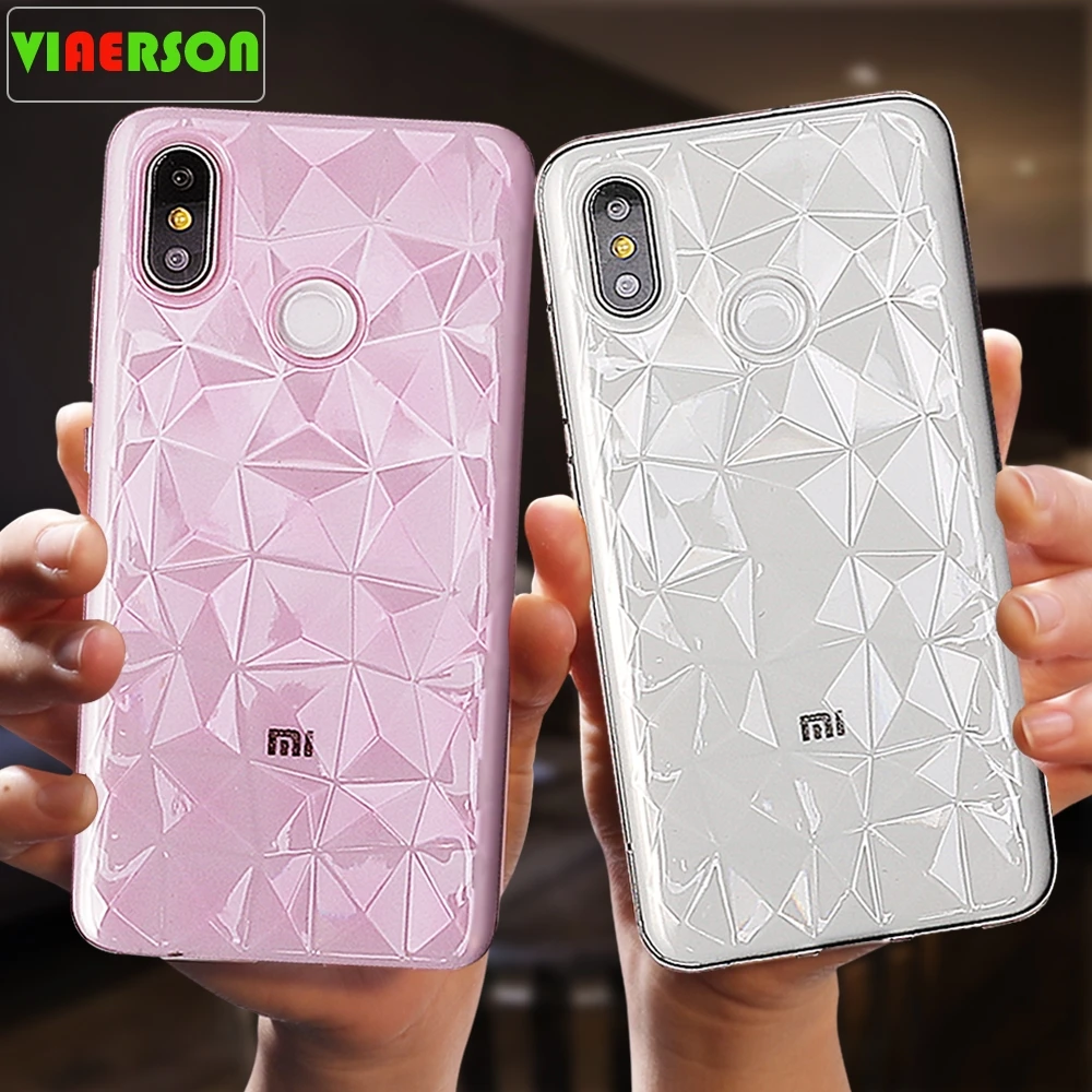 Чехол для телефона Xiao mi POCOPHONE F1 8 SE A1 A2 Lite Red 4X 4A 5 6 Pro Note 3D Алмазная текстура мягкий