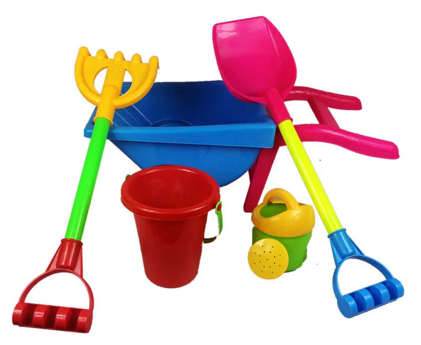 Children toy set Large handcars wheelbarrow shovel sand tools for 1 6 years oldin Bath Toy from