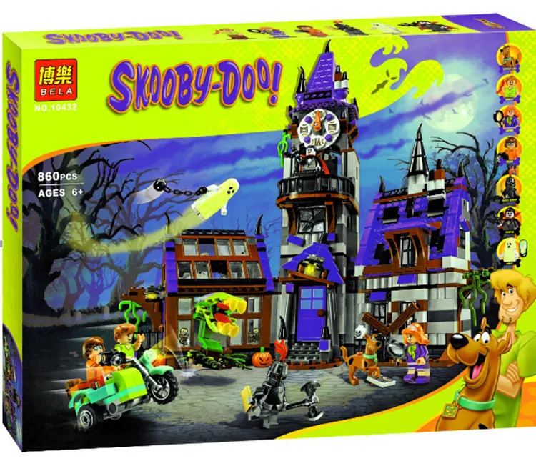 

Hot Bela 10432 Scooby Doo Casa Fantasma Misterioso Bloque de Construccion Juguetes Compatible con 75904