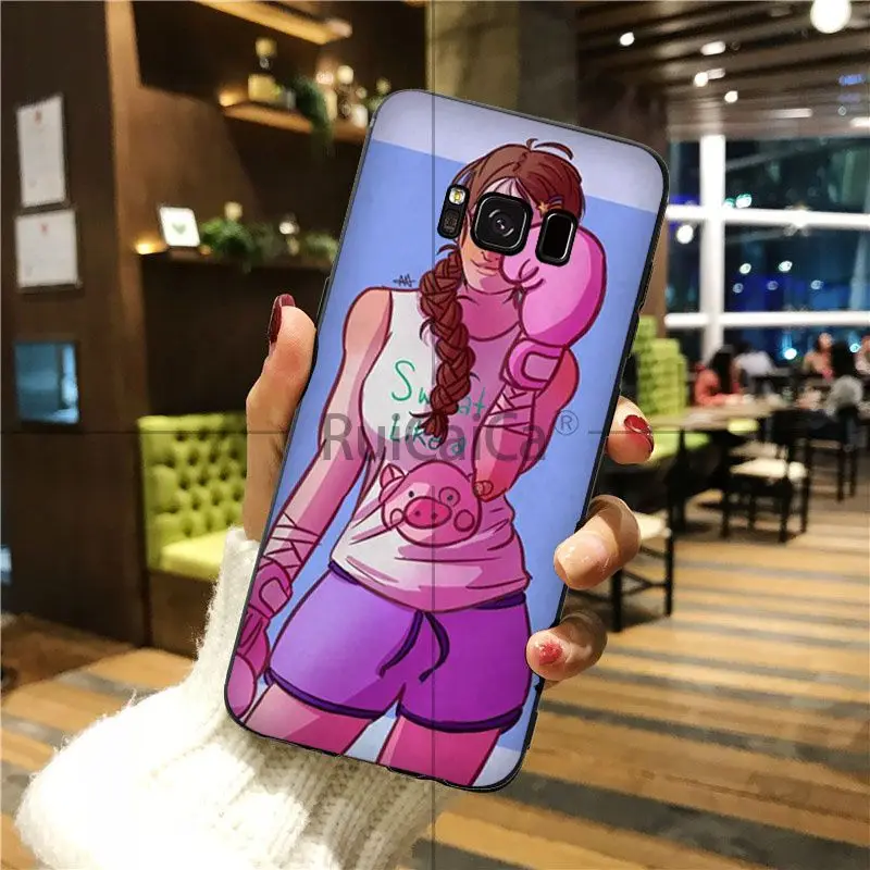 Cartoon Boxing Girl Gloves