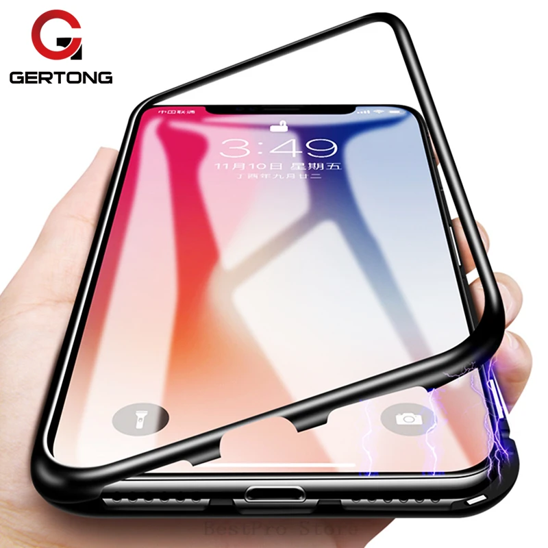 Magnetic Adsorption Case For iPhone XS XR XS MAX 8 Plus 7