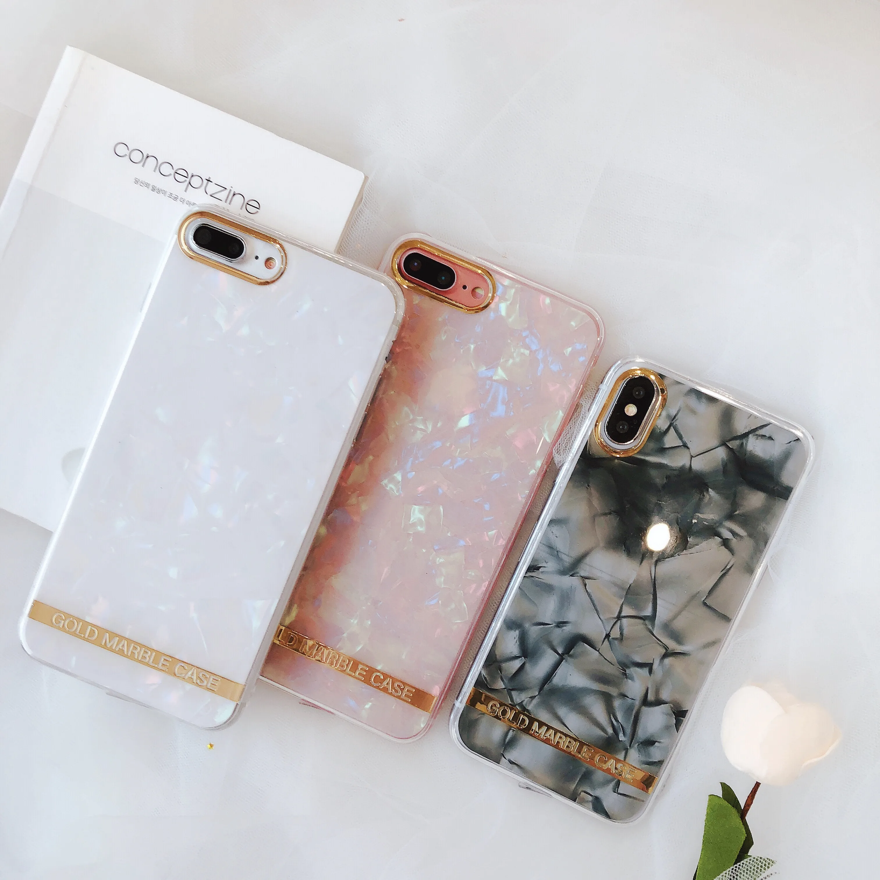 PEIPENG блестящий золотой мраморный чехол для телефона iPhone 7 8 6 6s Plus мягкий из ТПУ X XS