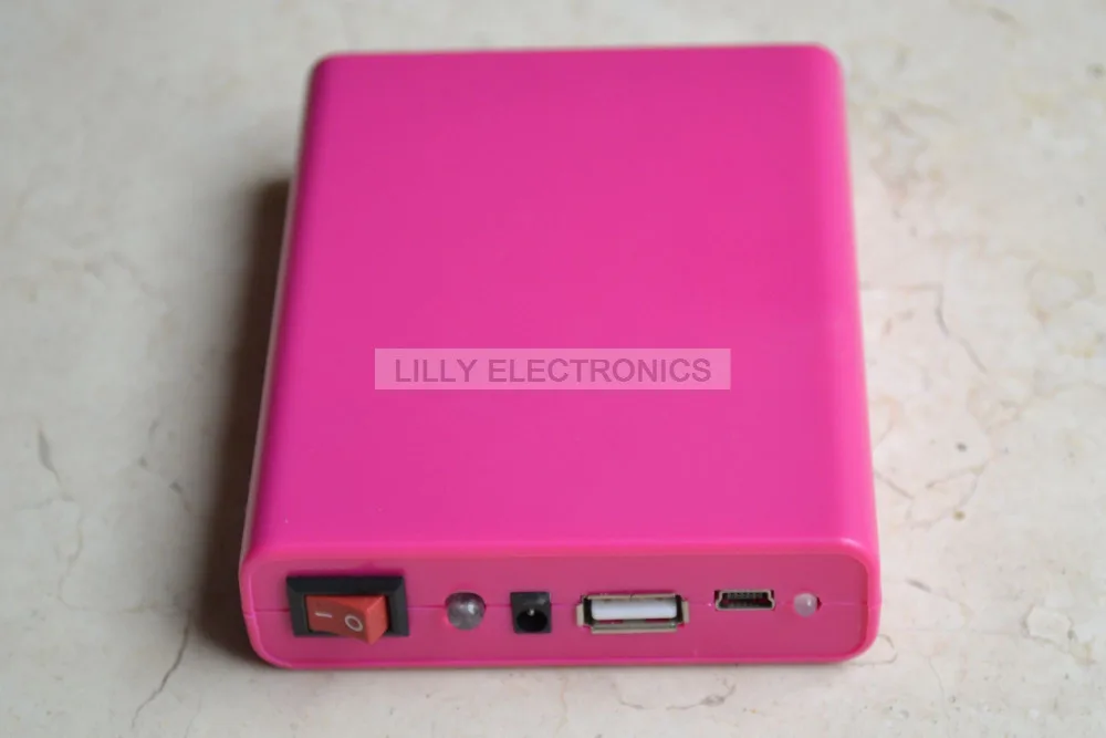 5 فولت 2a الناتج بطارية الهاتف اللوحي 18650 المحمولة مربع usb إمدادات الطاقة المتنقلة