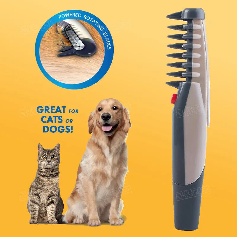 Electric Pet Dog Grooming Comb Cat Hair Trimmer Knot Out Remove