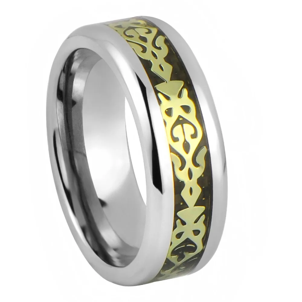 

Carbon Fiber Inlay Titanium Width 8mm /TIRIN0015W8P