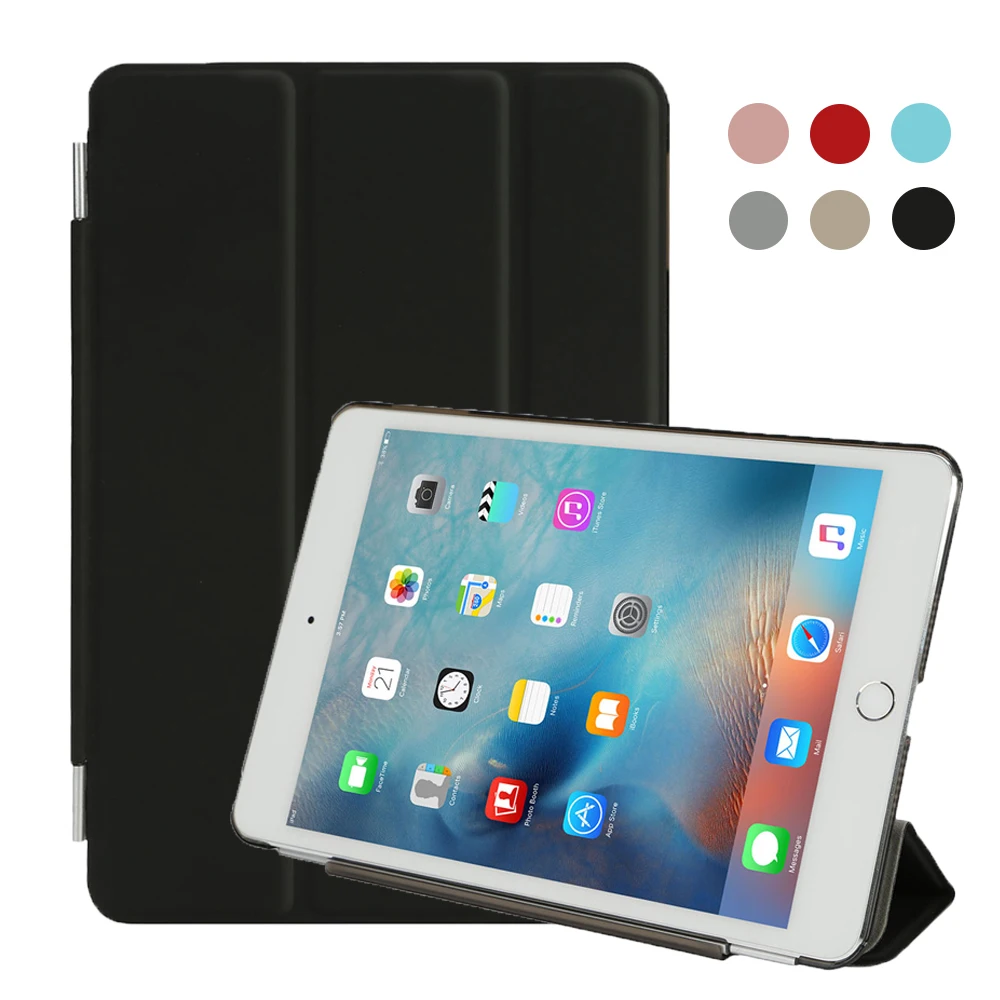 Новый чехол для Apple iPad Mini 2019 PU смарт-чехол с функцией автоматического