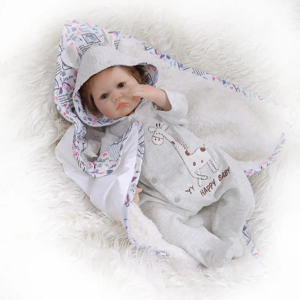 NPKCOLLECTION 40 см очень мягкий силиконовый reborn premie baby twins в розовом и синем платье