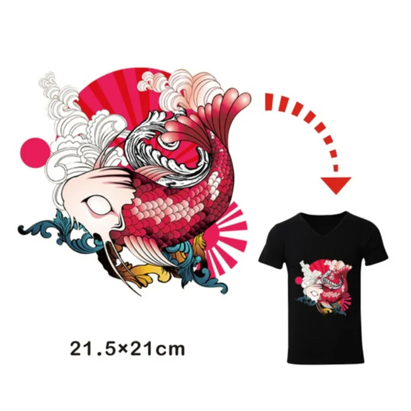 Fish-makes-Rich-Iron-on-Thermal-Transfer-Press-Pyrography-ironing-Washable-T-shirt-Patches-Stickers-for.jpg_640x640