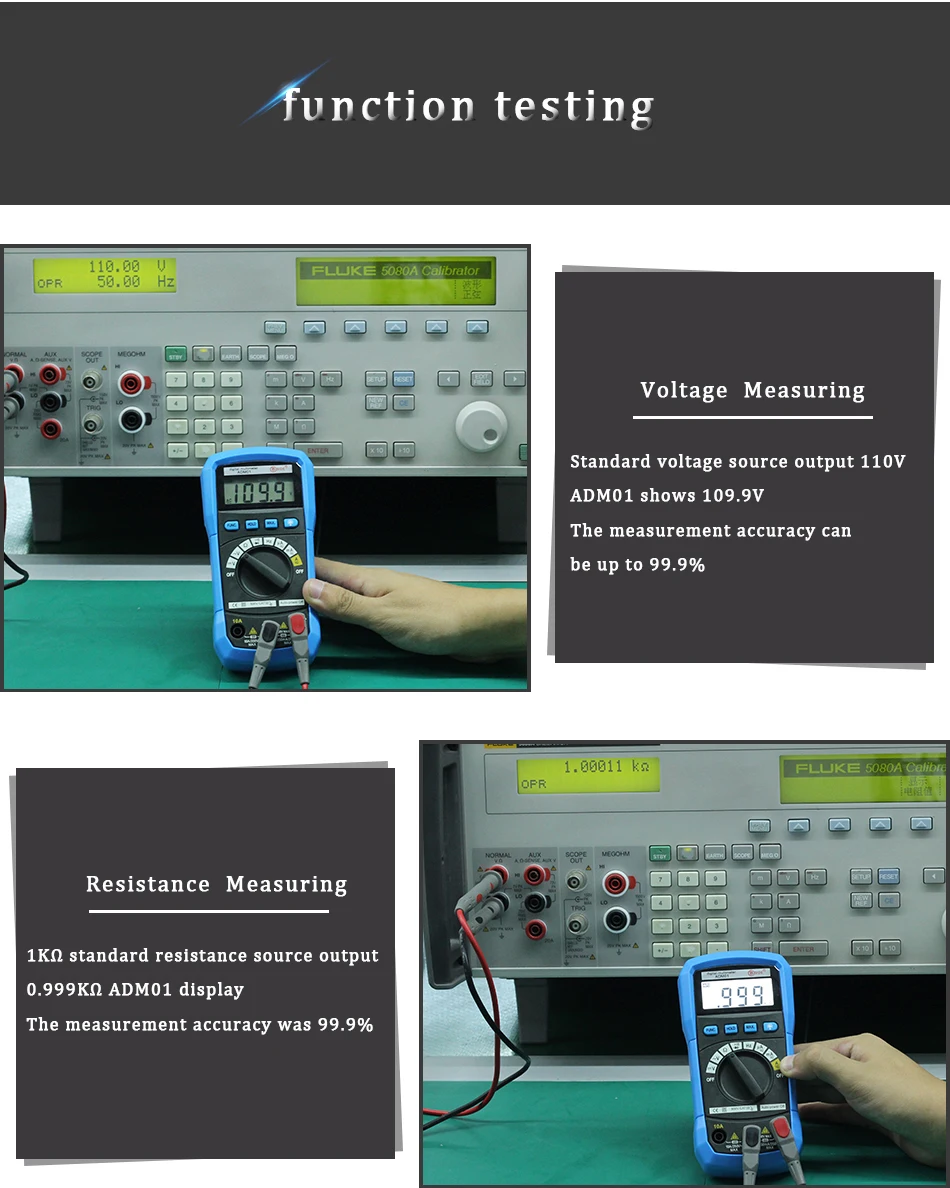 Цифровой мультиметр BSIDE ADM01 ADM02 Многофункциональный AC/DC Напряжение Ток температура Сопротивление Емкость Тестер