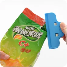 Красочный пластиковый сильный зажим для еды мешок закуска запечатывания клип большой влагозащитный свежего хранения запечатывания клип(2 шт