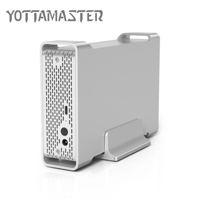  Yottamaster D35 de alta gama HDD Enclosure tipo C a SATA Single Bay externo HDD Case estación de ac