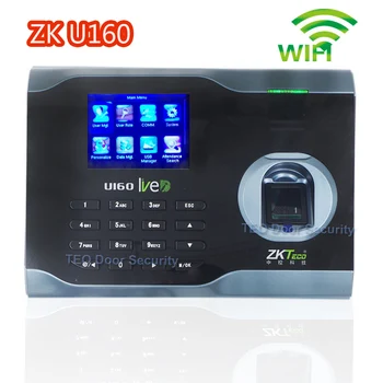 

ZKeco U160 Fingerprint Time Attendance System WIFI TCP/IP Fingerprint Time Clock Russian/English/Spanish