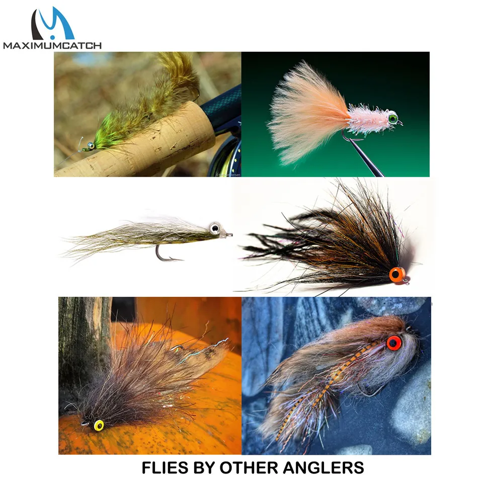 Maximumcatch 눈을 가진 황동 덤벨, 플라이 타이 비즈, 플라이 타이 재료, 25pc, 3.2mm-6.3mm