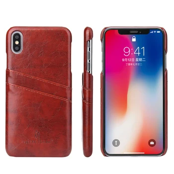 

For iphone XR XS Max Case iphone XR Case PU Leather Back Cover Phone Case For iphoneXS Max Leather Protective case Card Slot