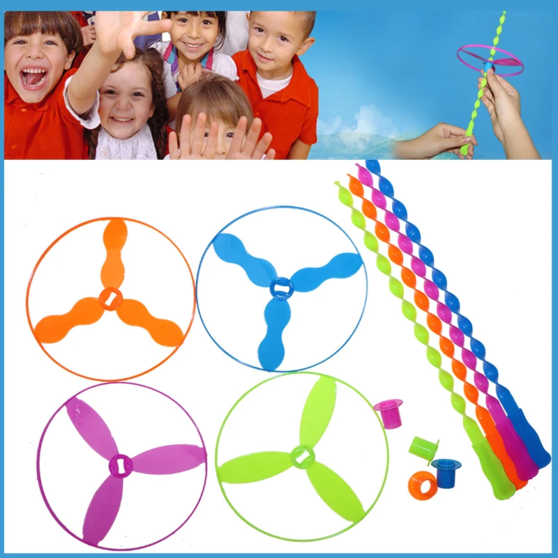 4pcs/set Outdoor Toy Flying Saucer Flying Toys Kids Toys Disc Frisbee