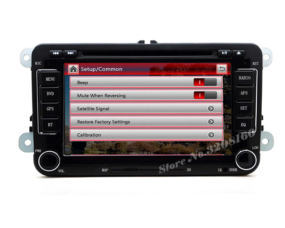 Excellent rns510 2din 7" Car DVD Player for VW JETTA PASSAT/B6/CC GOLF 5/6 POLO Touran Tiguan Caddy SEAT with Radio BT swc GPS free map 8