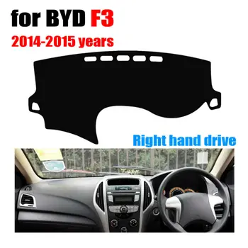 

FUWAYDA Car dashboard covers mat for BYD New F3 2014-2015 years Right hand drive dashmat pad dash cover auto dashboard