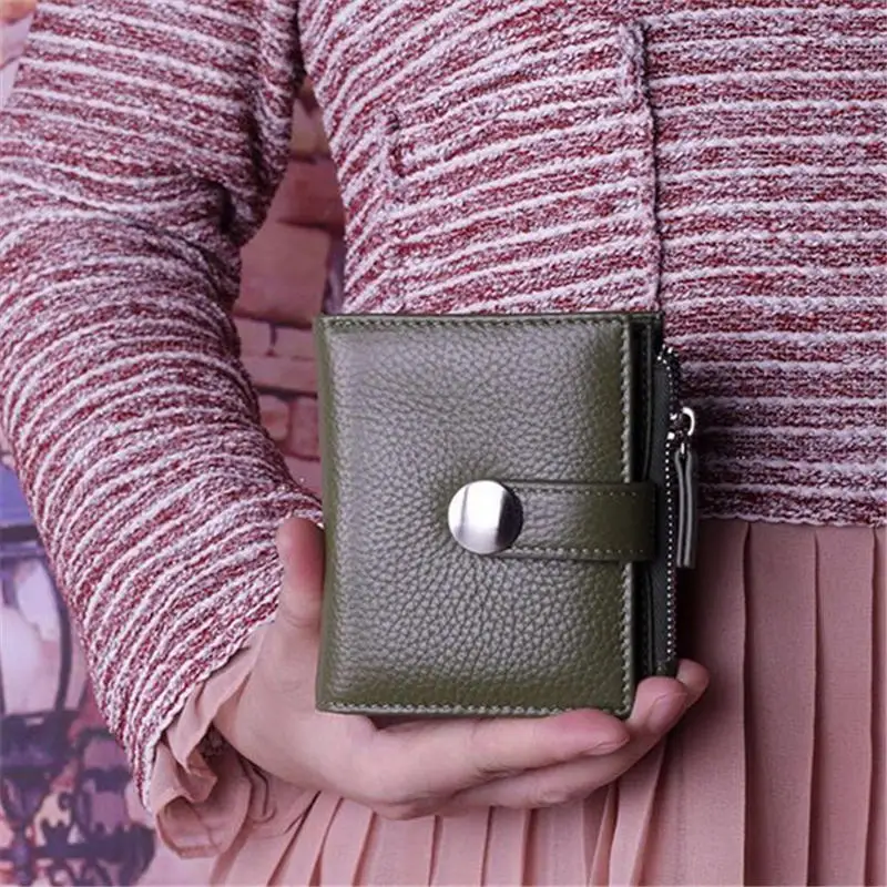 

Popular Brand New Luxury Women's Wallet Leather Purse Female Small wallet perse Portomonee portfolio lady short carteras
