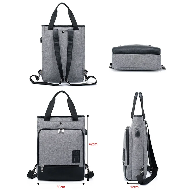 Laptop Backpack,Dual-Use Style Travel Business Bag with USB Charging Port, Casual Daypack,Outdoor Rucksack Multifunction Handbag Laptop Backpack,Dual-Use Style Travel Business Bag with USB Charging Port, Casual Daypack,Outdoor Rucksack Multifunction Handbag