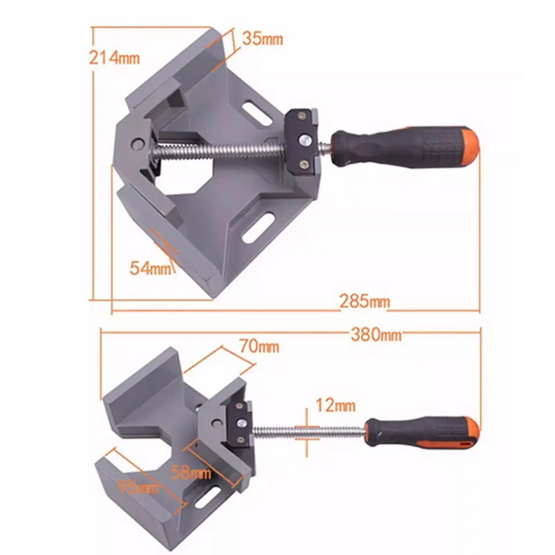 

Aluminum Woodworking Frame Clip Right Angle Folder Tool tool Single Handle 90 Degree Right Angle Clamp Angle Clamp