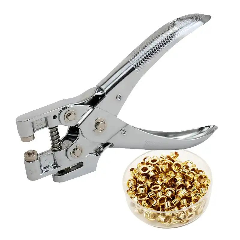 Metal Slot Hole Punch Ring Oval Paper Cutter Handheld Hole Puncher