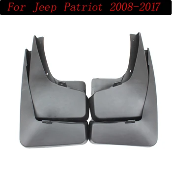 

Bolaxin Exterior Accessories Fender Mud Flap Black Soft Plastic Car Styling Mudflaps Splash Guard Mudguard for Jeep Patriot 08+