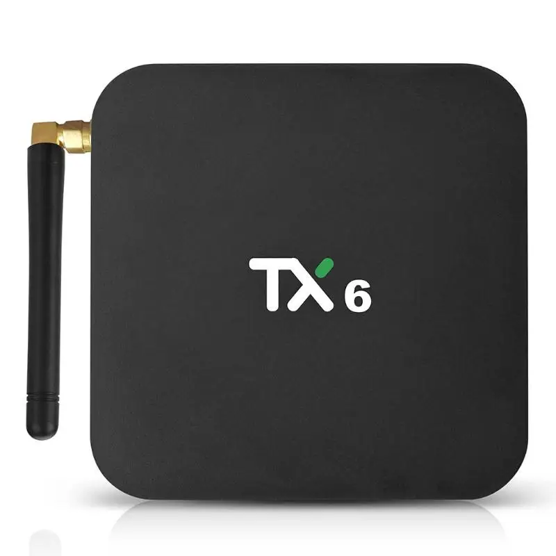 TX6 Android 9,0 умные телевизоры коробка Allwinner H6 4 ядра г + 32 ГБ 2,4 5 Dual Band Wi Fi BT 4,1 Декодер каналов кабельного телевидения Media Player