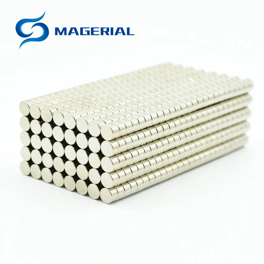 

NdFeB Magnet Disc Dia 5x3 mm Precision Magnetics Neodymium Rare Earth Tinny Button Magnets Sensor NiCuNi Coated Suitcase Buttons