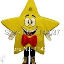 Талисман Желтый маскарадный костюм звезды на заказ Необычные платья для косплея мультяшный маскот карнавальный костюм маскарадный костюм