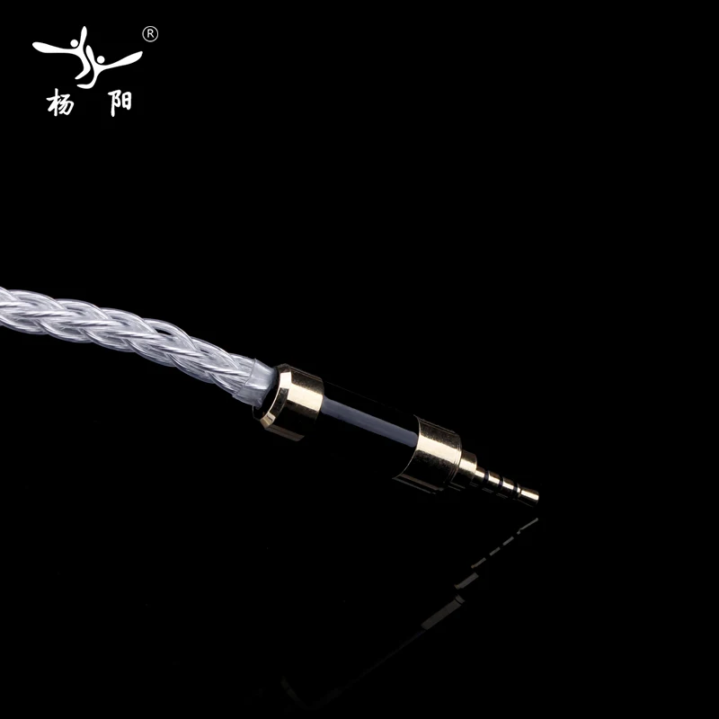 YYAUDIO посеребренный Hifi 2 5 мм TRRS сбалансированный до RCA Мужской кабель для atell & Kern