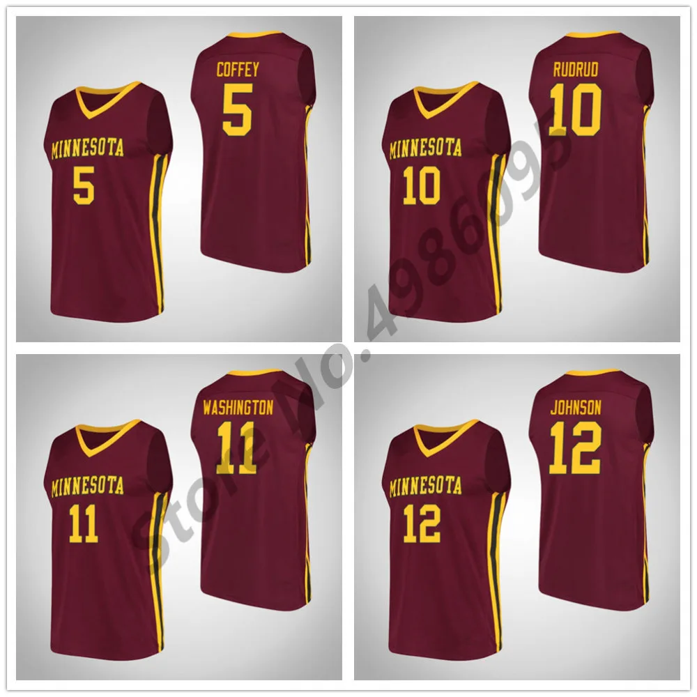 Minnesota Golden Gophers College 5 Amir Coffey 10 Brady Rudrud 11