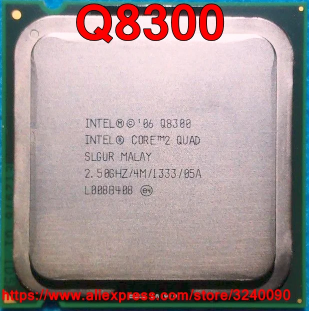 Original Intel CPU CORE 2 QUAD Q8300 Processor 2.50GHz/4M/1333MHz Quad-Core Socket 775 free shipping speedy ship out