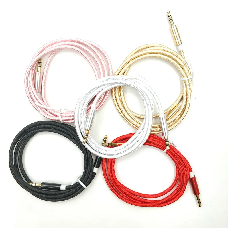 

Aux cable 3.5mm Audio Cable 3.5 mm Jack Male to Male Aux Cable For Car iPhone 7 Headphone Stereo Speaker cable Aux Cord