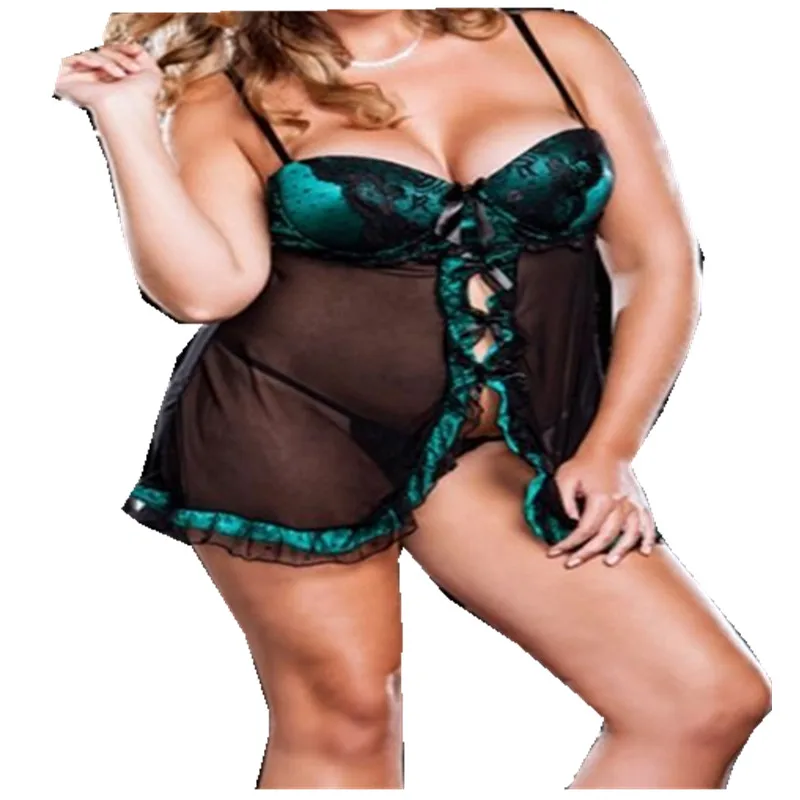 

Sexy Women Padded Plus Size Lingerie Camisole Set Underwear Sleepwear