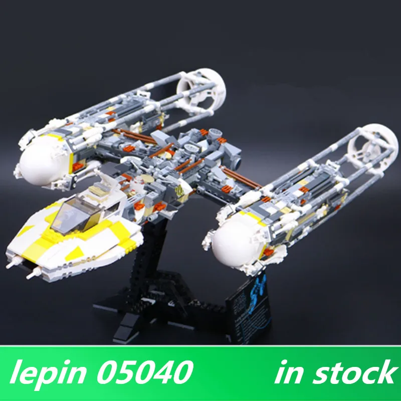 

Lepin 05040 LEPIN Star Series Wars Y Star wing Attack fighter Building Assembled Block DIY Toy Compatible 10134 Educational Gift