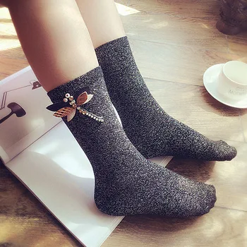 

MIARA.L hot sale exclusive color sequins dragonfly bright silk silver onion pile