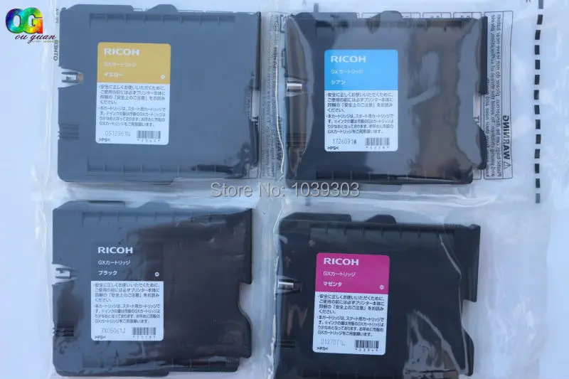 4 PK сублимации GC21 kmyc Совместимый картридж для Ricoh afico GX7000/GX5000/GX5050/GX3000