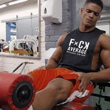 Брендовая одежда, летняя майка для фитнеса, мужская хлопковая майка без рукавов, свободная майка, повседневная мужская Однотонная рубашка с круглым вырезом, Майки