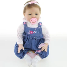 50-55 см силиконовые виниловые куклы Reborn Baby, улыбающаяся кукла ручной работы, Кукла Reborn Alive, игрушки, лучшее мягкое тело, подарок на день рождения, игрушка для ребенка