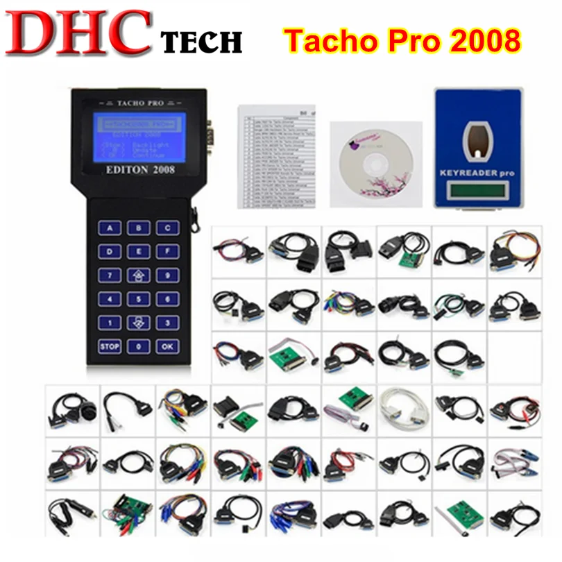 Tacho pro 2008 Версия разблокировки Основной блок Пробег Регулировка полного кабеля