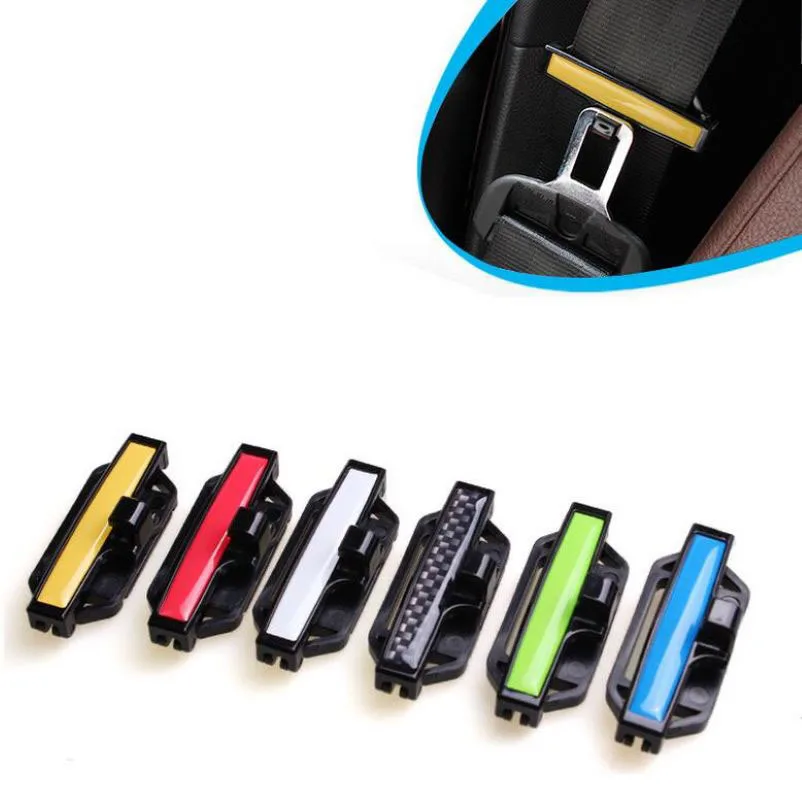 2PCS Car Safety Belt Clips Adjuster Adjustable Seatbelt Clip Tensioner